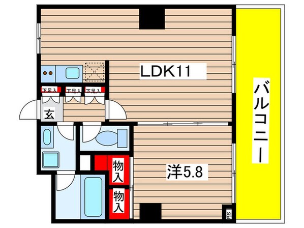 ベルヴェル稲城の物件間取画像